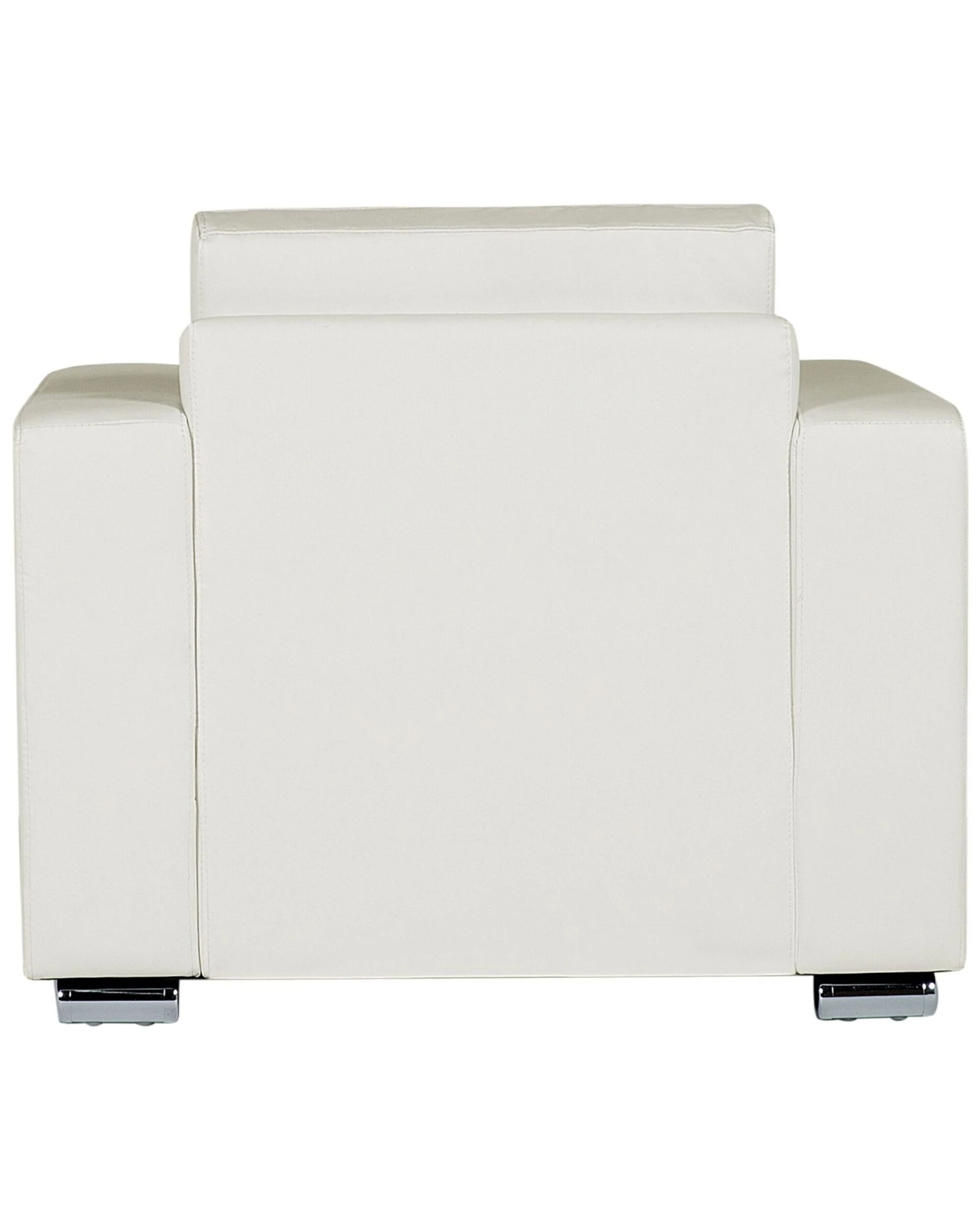 Fauteuil Leer Wit HELSINKI - Afbeelding 4