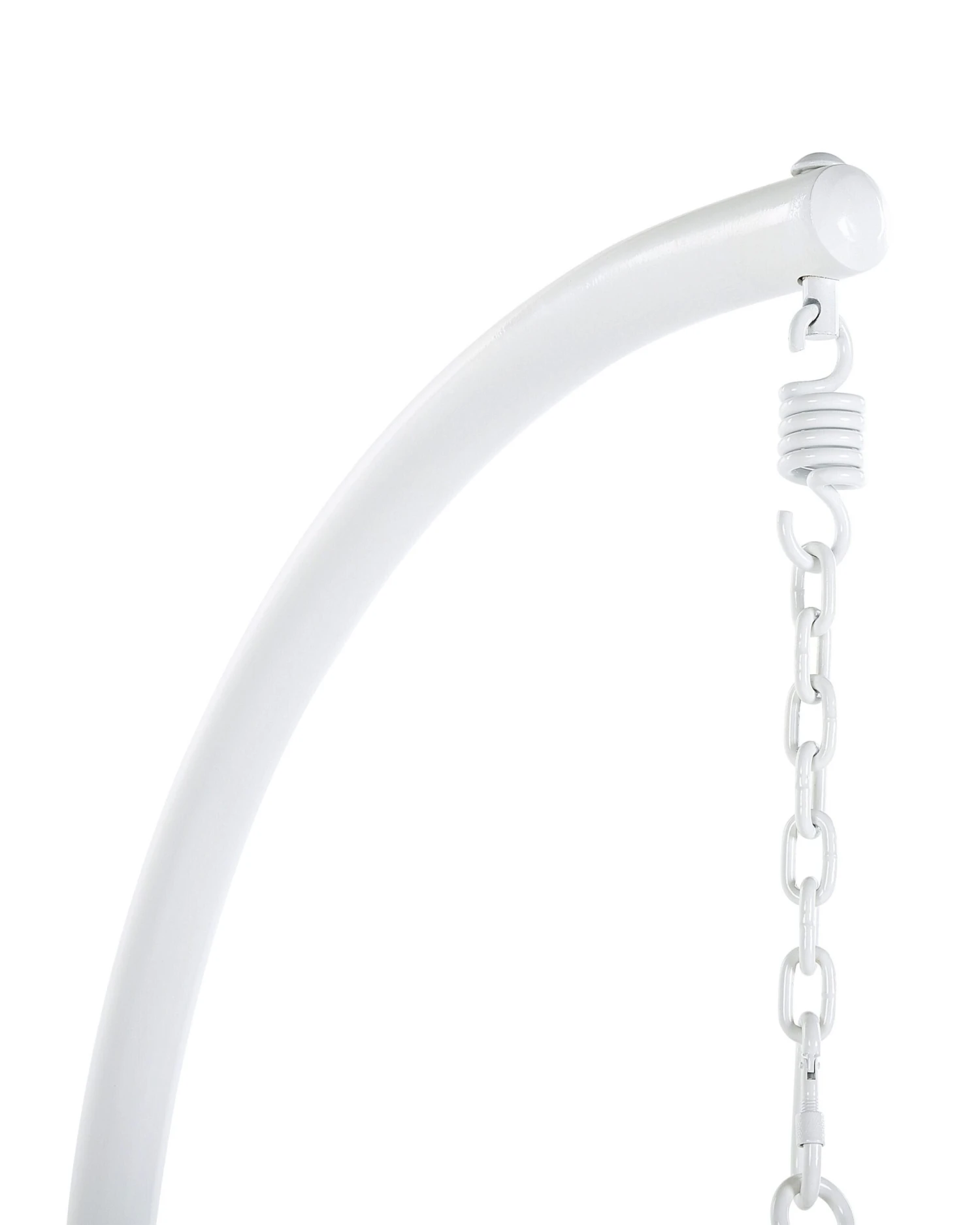 Hangstoel Met Standaard Rotan Wit ALLERA - Afbeelding 10