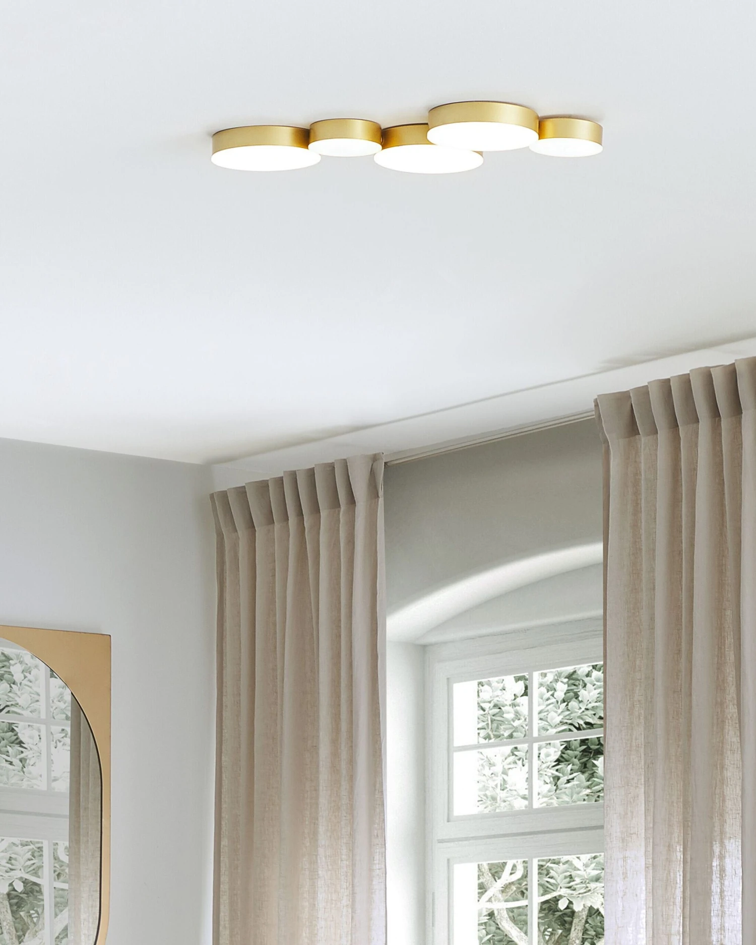 Plafondlamp Goud LUGA - Afbeelding 2