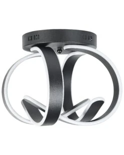 Plafondlamp LED Zwart NURA