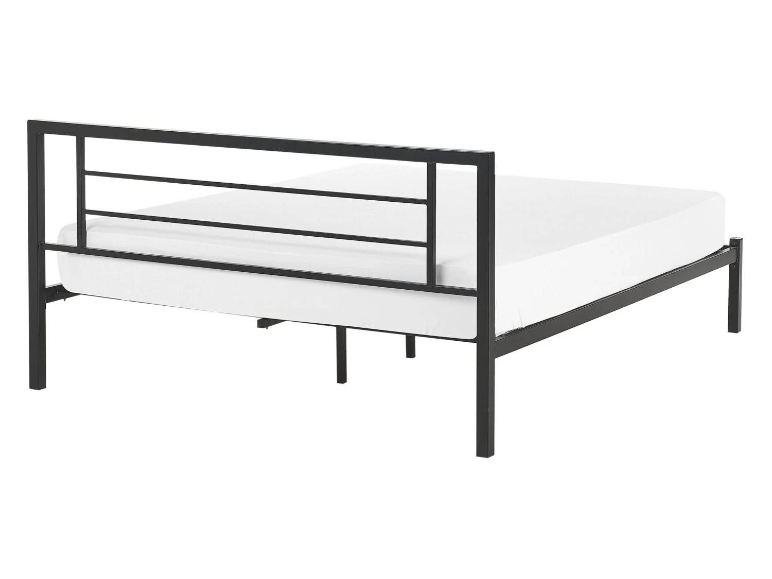 Bed Metaal Zwart In Diverse Formaten CUSSET - Afbeelding 5