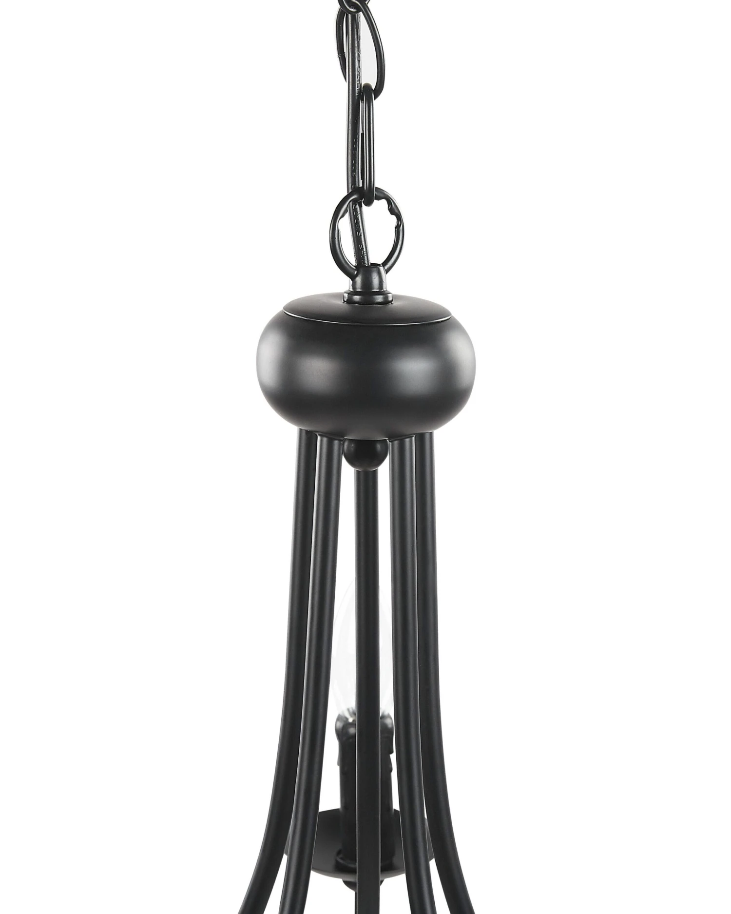 Kroonluchter 5 Lampen Zwart DABUS - Afbeelding 7