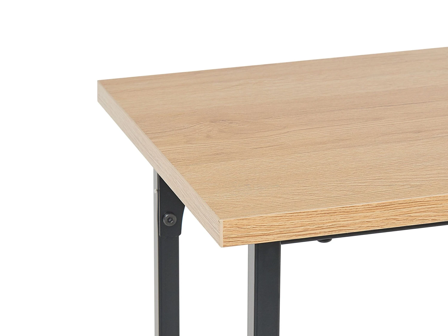 Consoletafel Licht Hout Met Zwart DORENA - Afbeelding 4