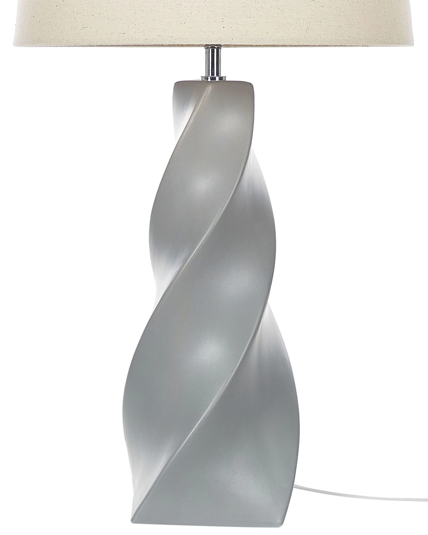 Tafellamp Keramiek Grijs BELAYA - Afbeelding 4