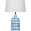 Tafellamp Keramiek Blauw GEORGINA