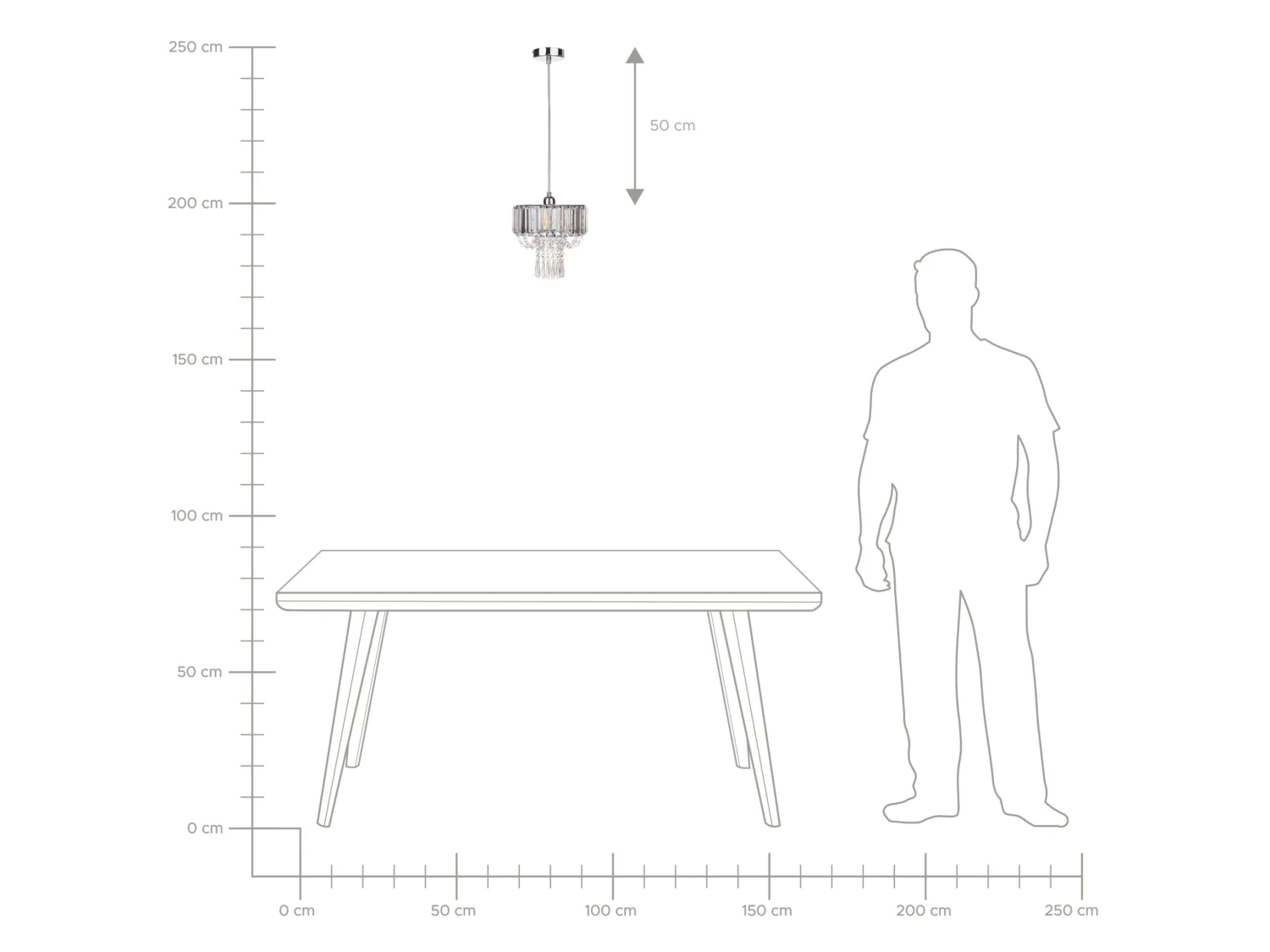 Kroonluchter Transparant ADORN - Afbeelding 8