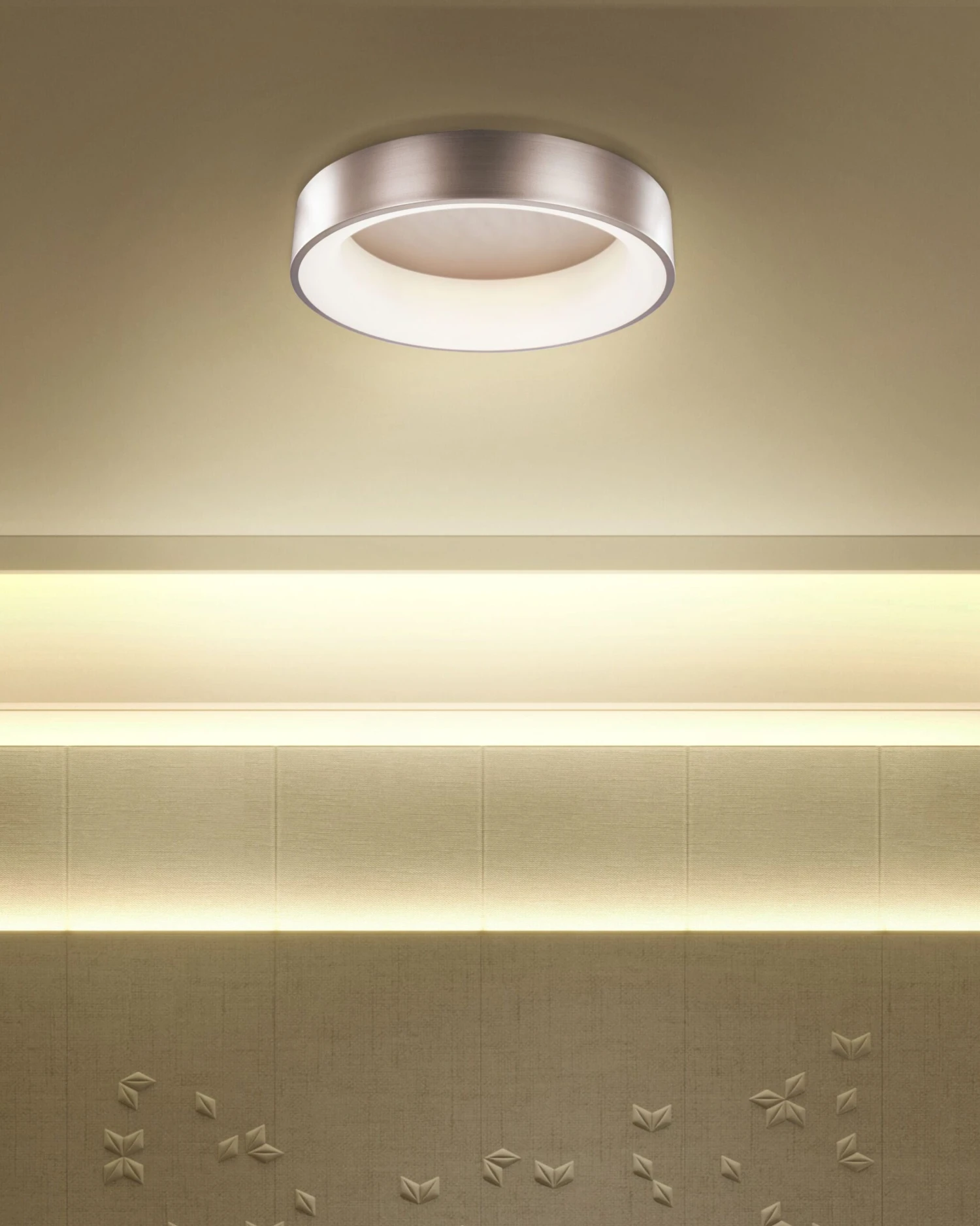 Plafondlamp LED Lichtbruin DAWEI - Afbeelding 2