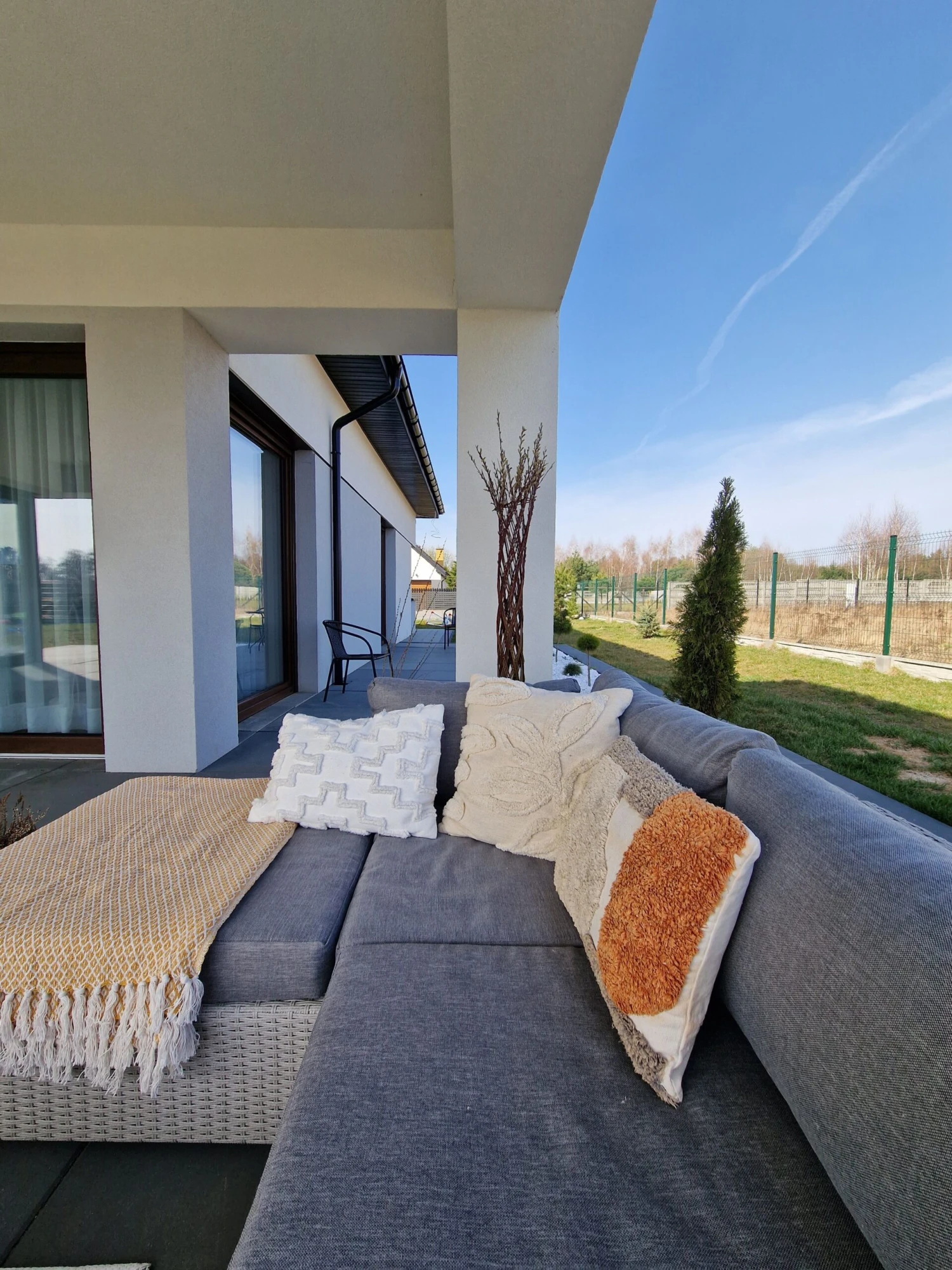 Loungeset 4-zits Rotan Grijs Linkszijdig SANO II - Afbeelding 7