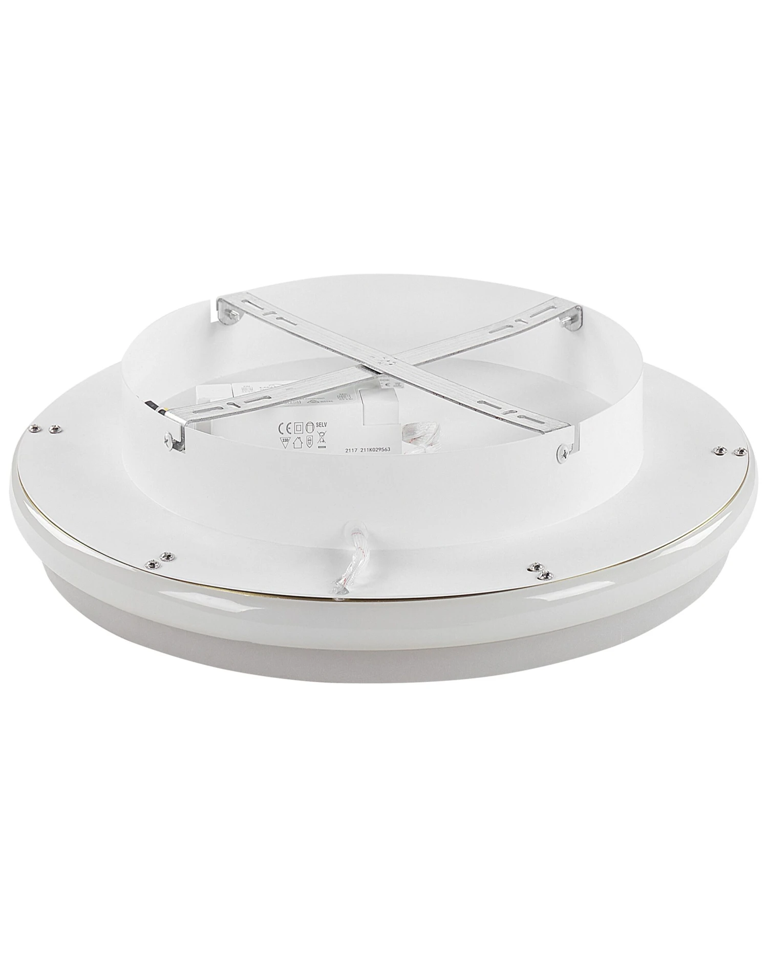 Plafondlamp LED Wit/goud TAPING - Afbeelding 5