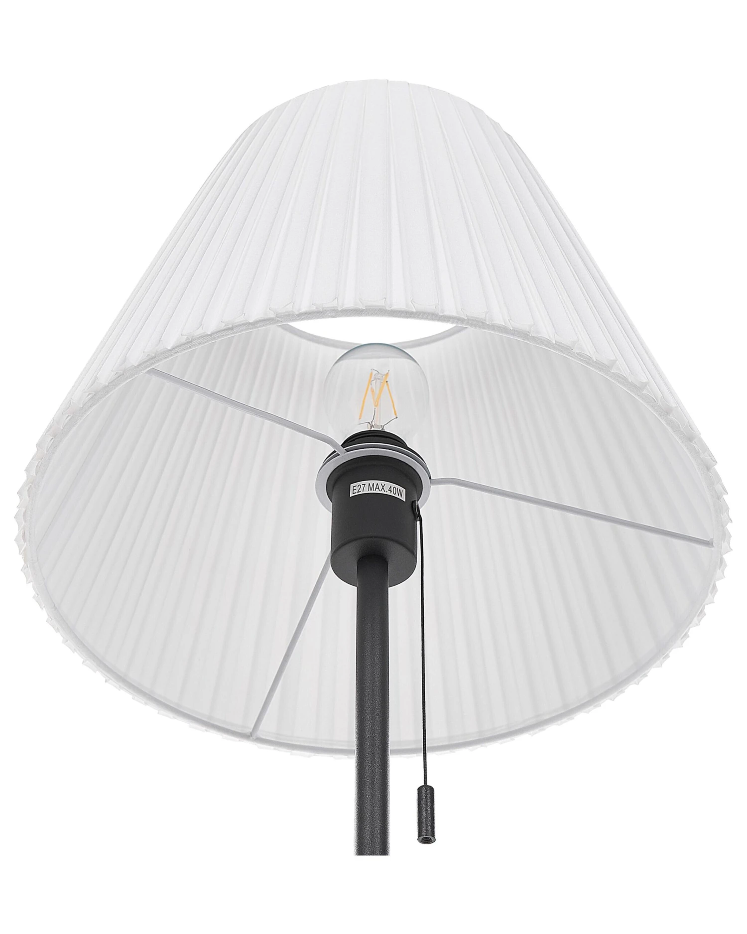 Staande Lamp Zwart/wit TORYSA - Afbeelding 8