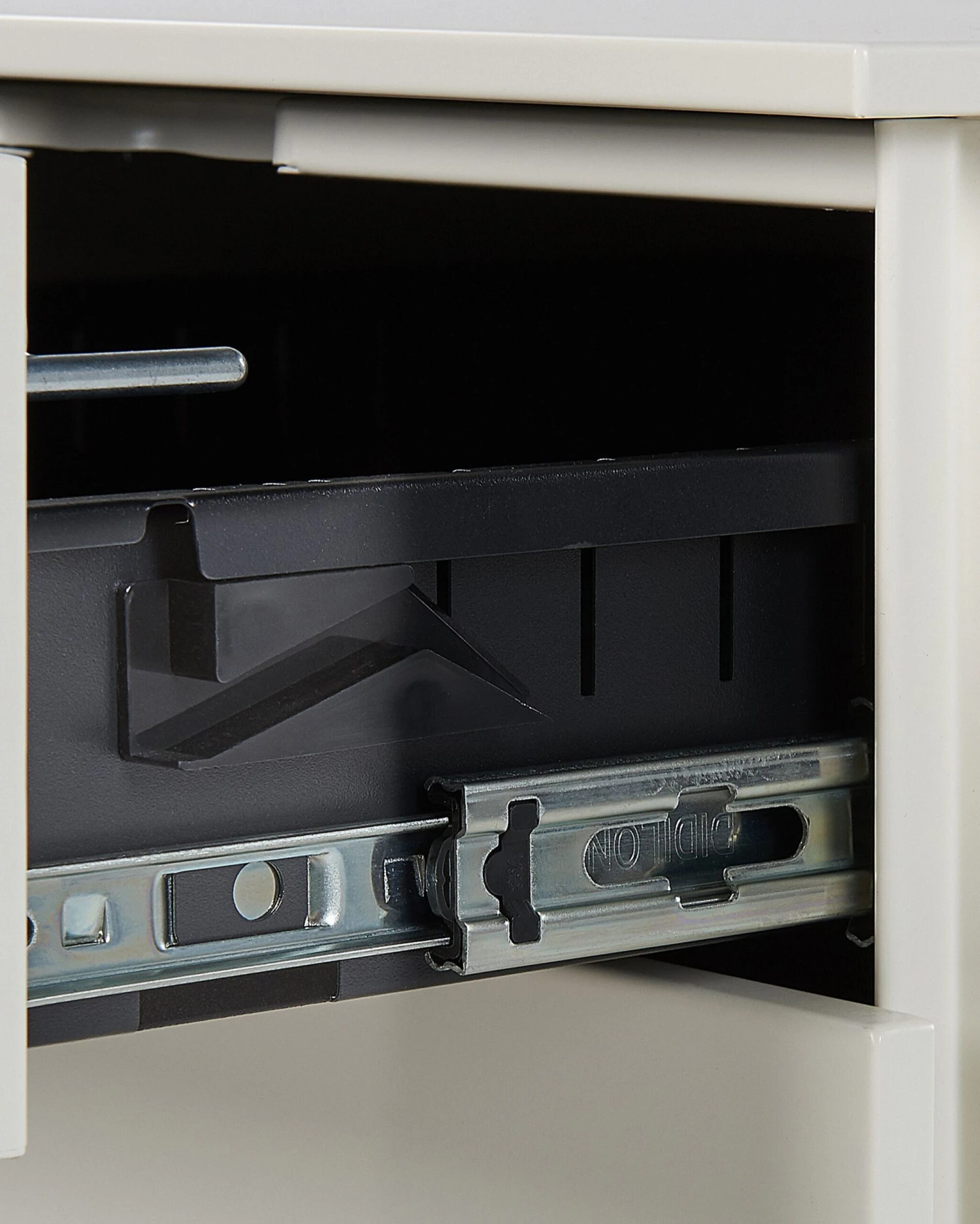 Metalen Opbergkastje Met 3 Lades Crème Wit CAMI - Afbeelding 6