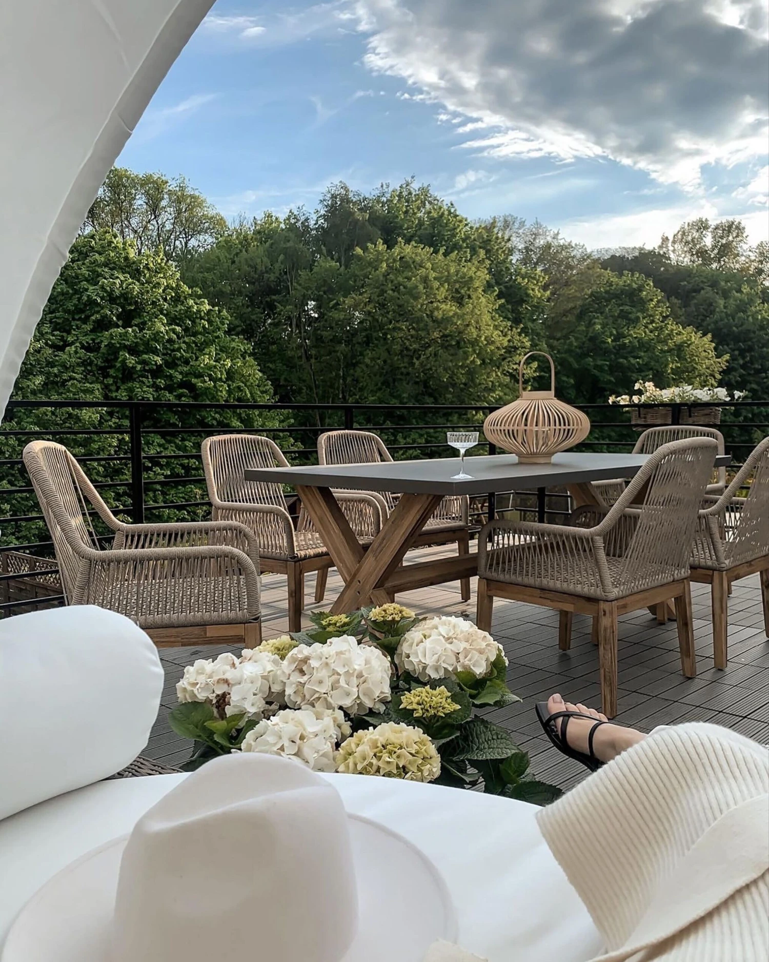 Tuintafel Beton Grijs 200 X 100 Cm OLBIA - Afbeelding 3