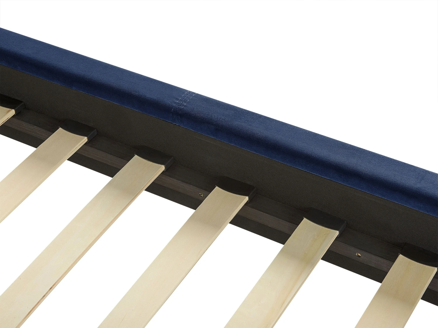 Bed Fluweel Blauw In Diverse Formaten VILLETTE - Afbeelding 7