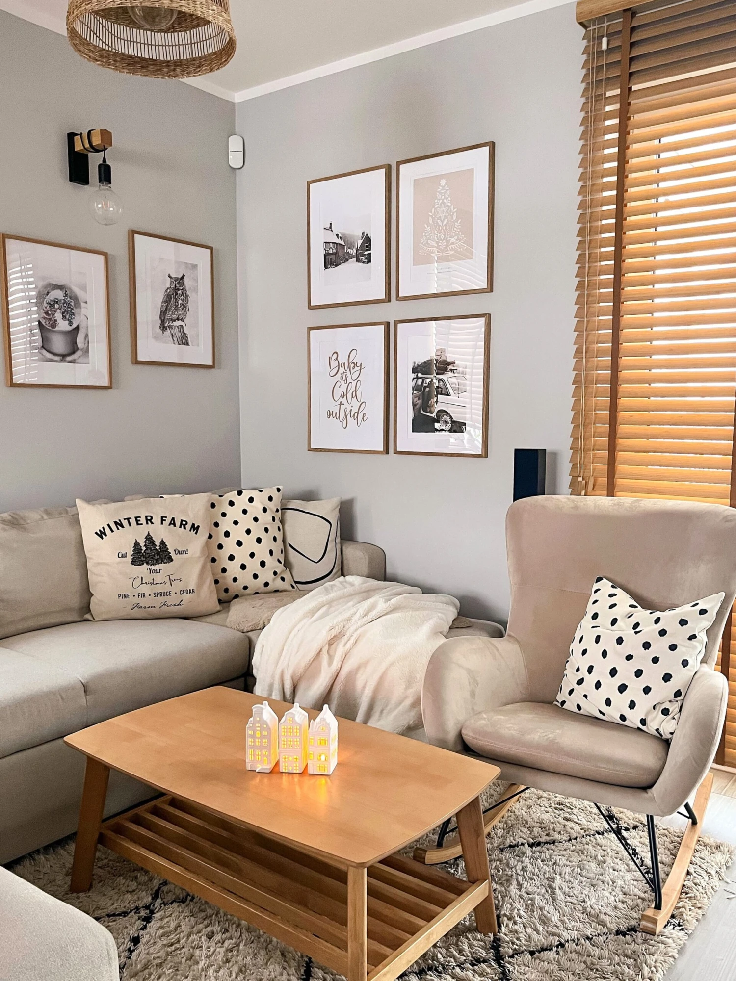 Salontafel Licht Hout TULARE - Afbeelding 7