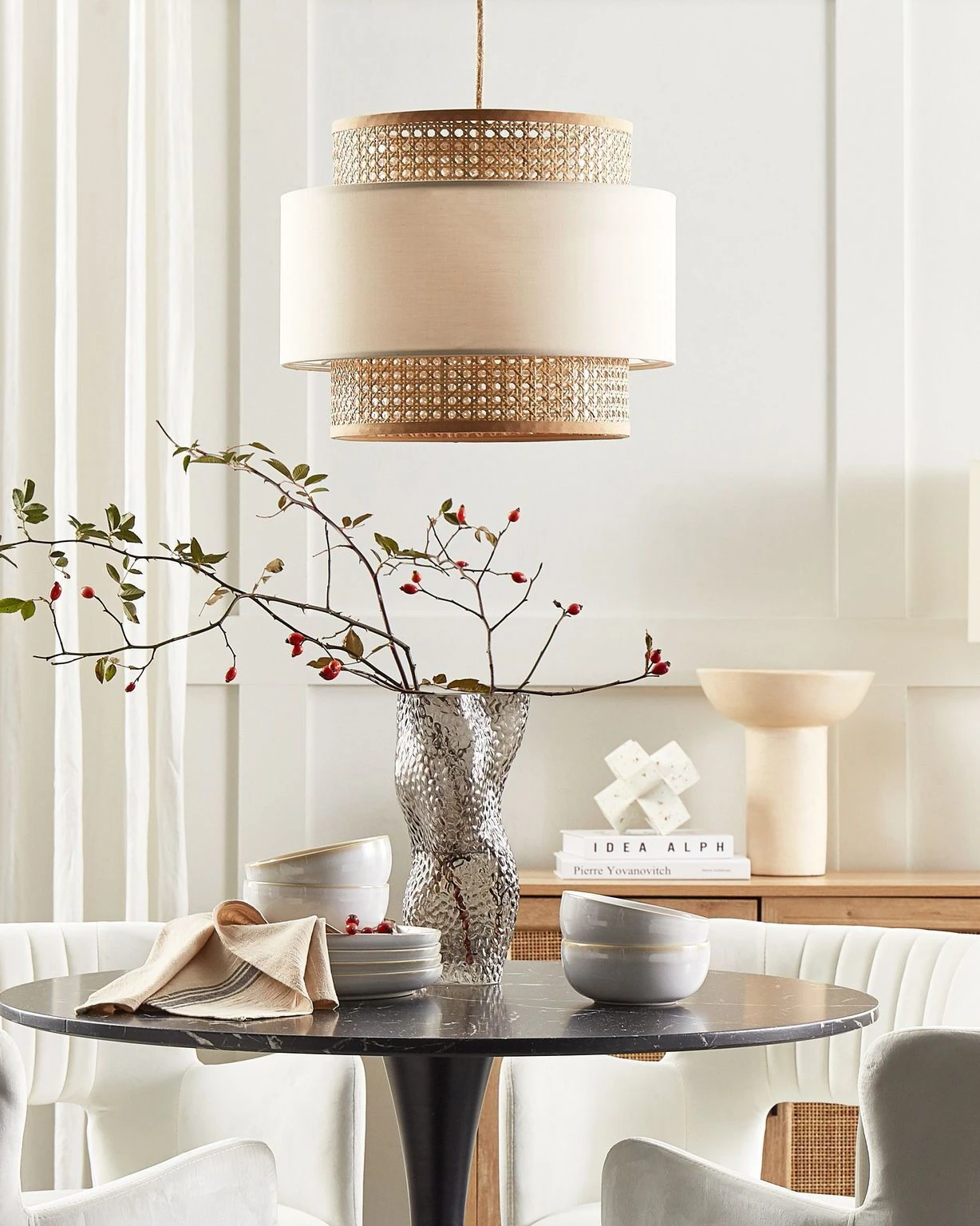 Hanglamp Beige/naturel YUMURI - Afbeelding 2