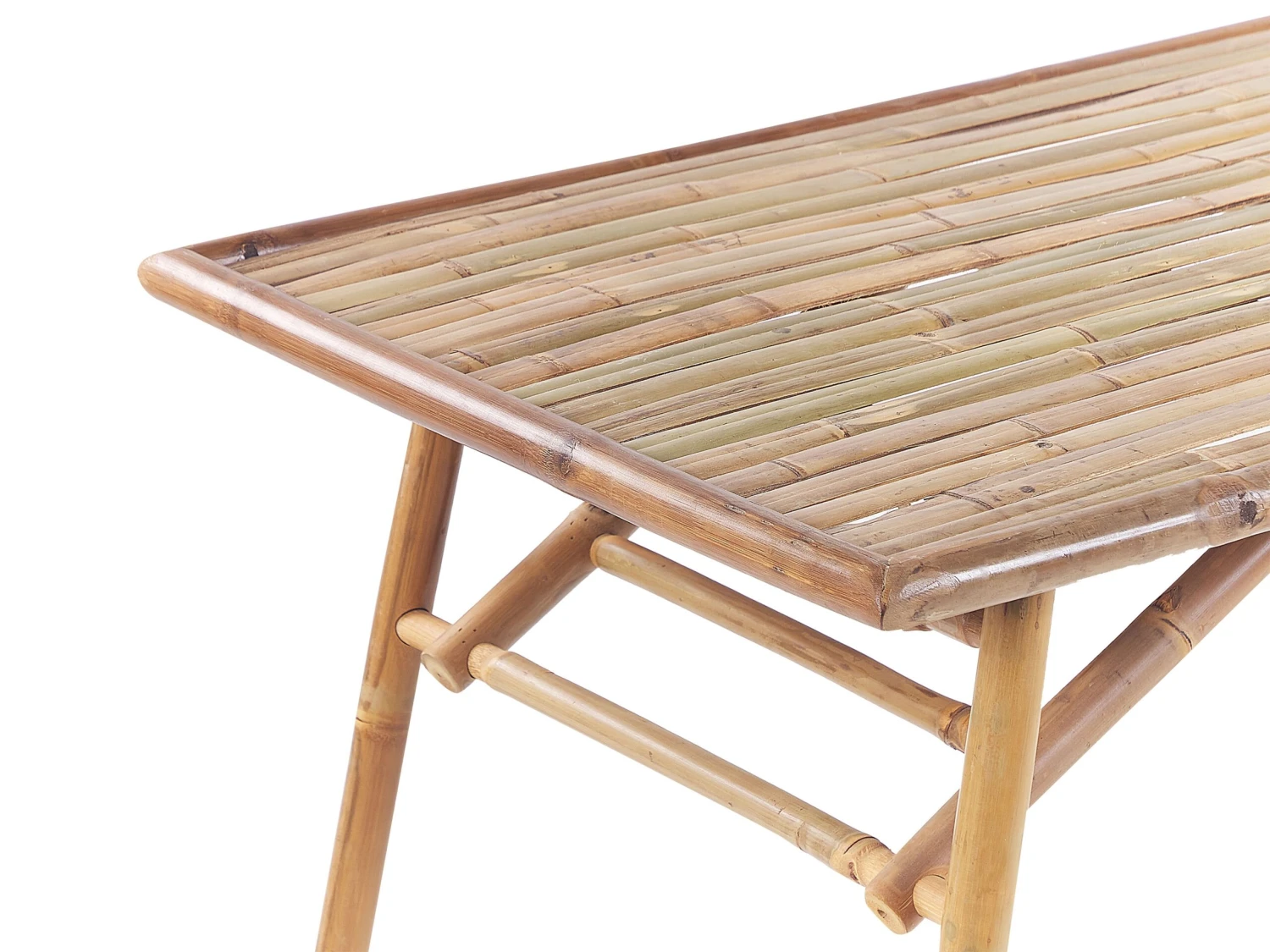 Tuintafel Bamboe Naturel 120 X 69 Cm MOLISE - Afbeelding 5
