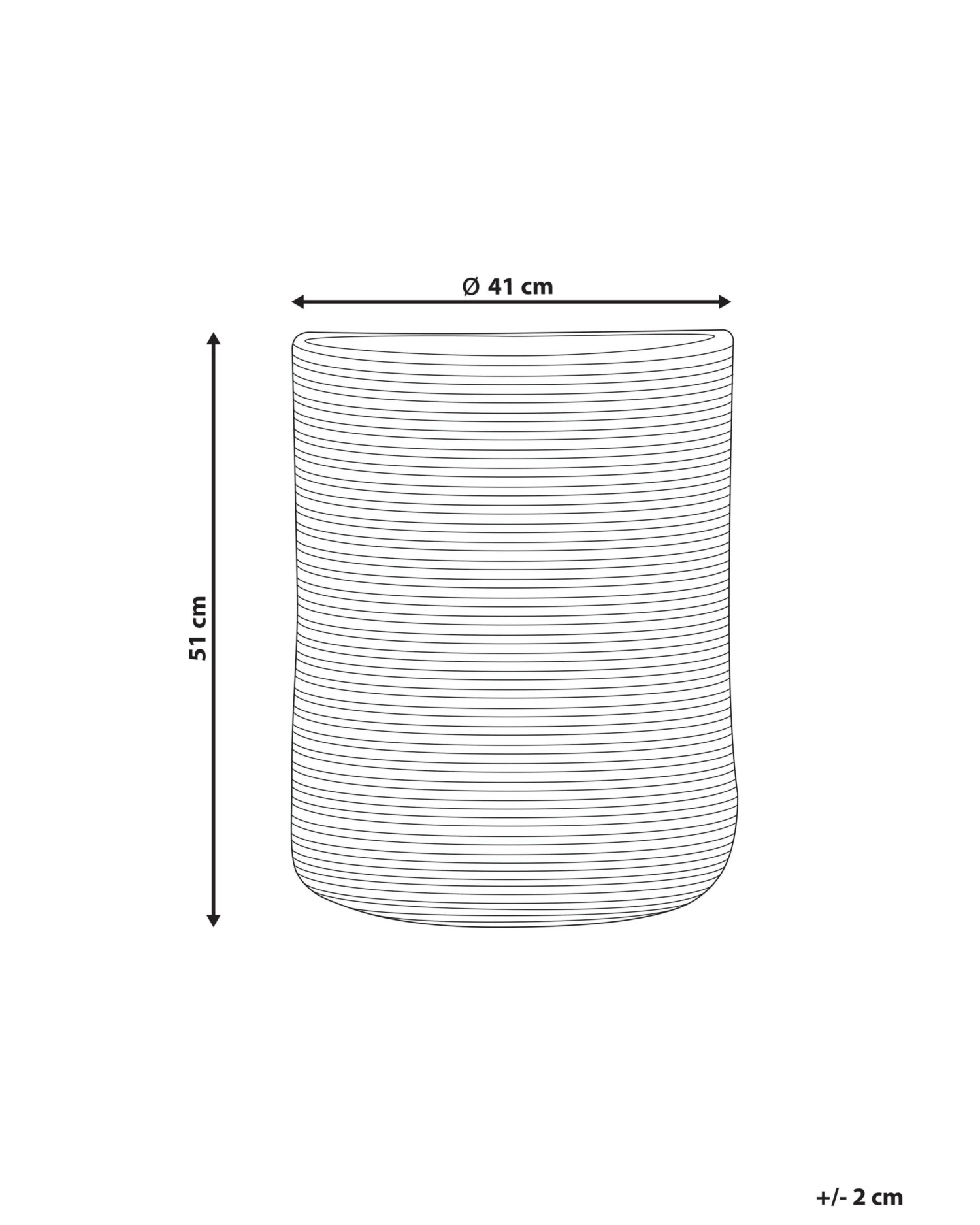 Mand Katoen Beige En Zwart YERKOY - Afbeelding 5