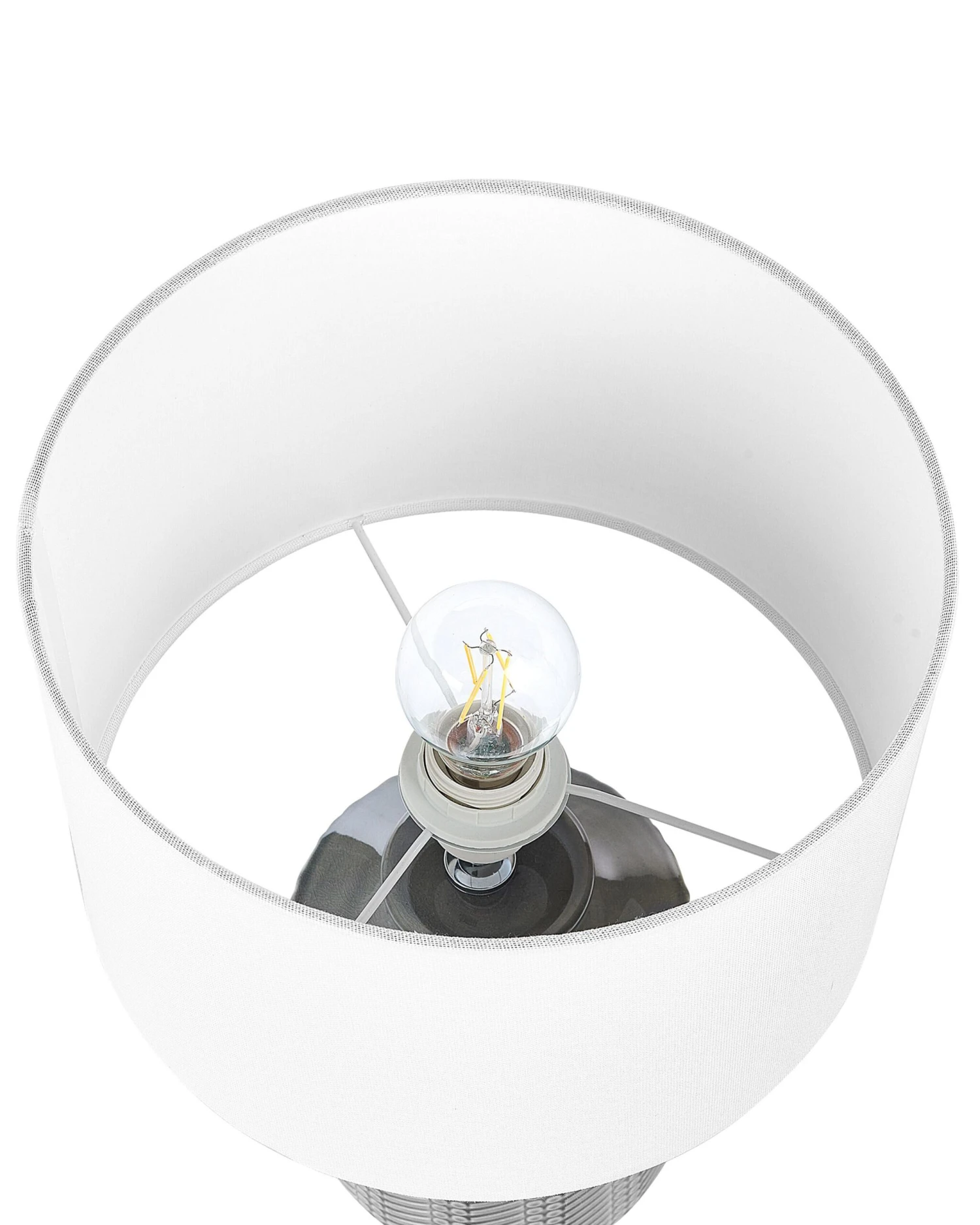 Tafellamp Keramiek Grijs ESPERANCE - Afbeelding 4