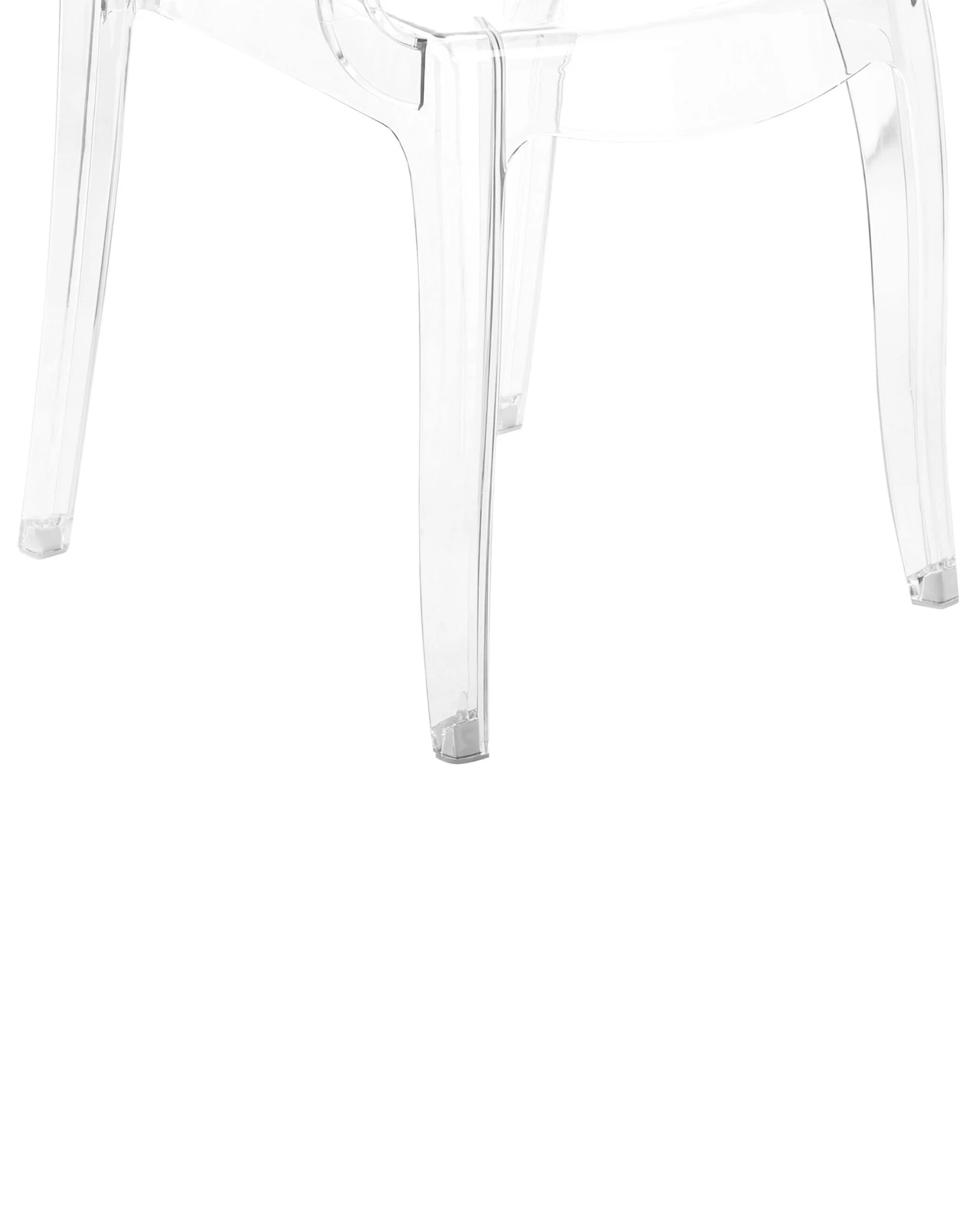 Eetkamerstoel Set Van 2 Kunststof Transparant KENWOOD - Afbeelding 7