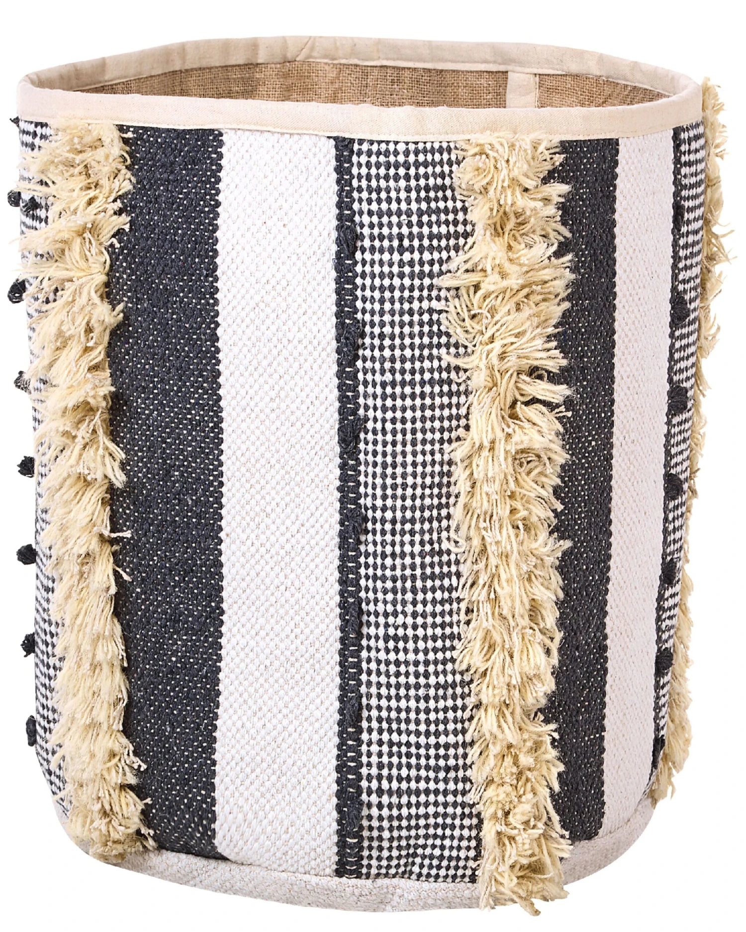 Mand Set Van 2 Jute Beige/grijs KOTKAI - Afbeelding 3