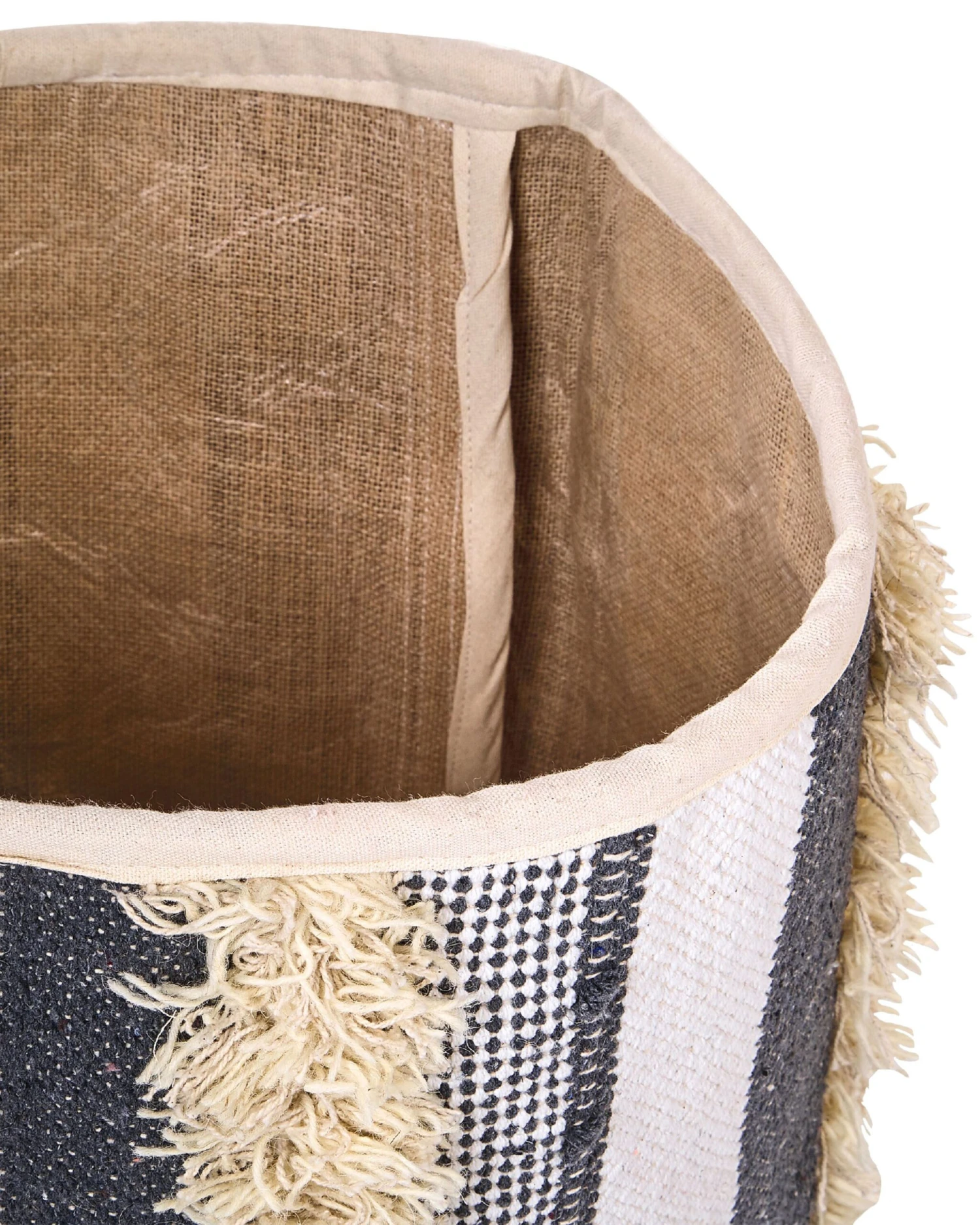 Mand Set Van 2 Jute Beige/grijs KOTKAI - Afbeelding 5