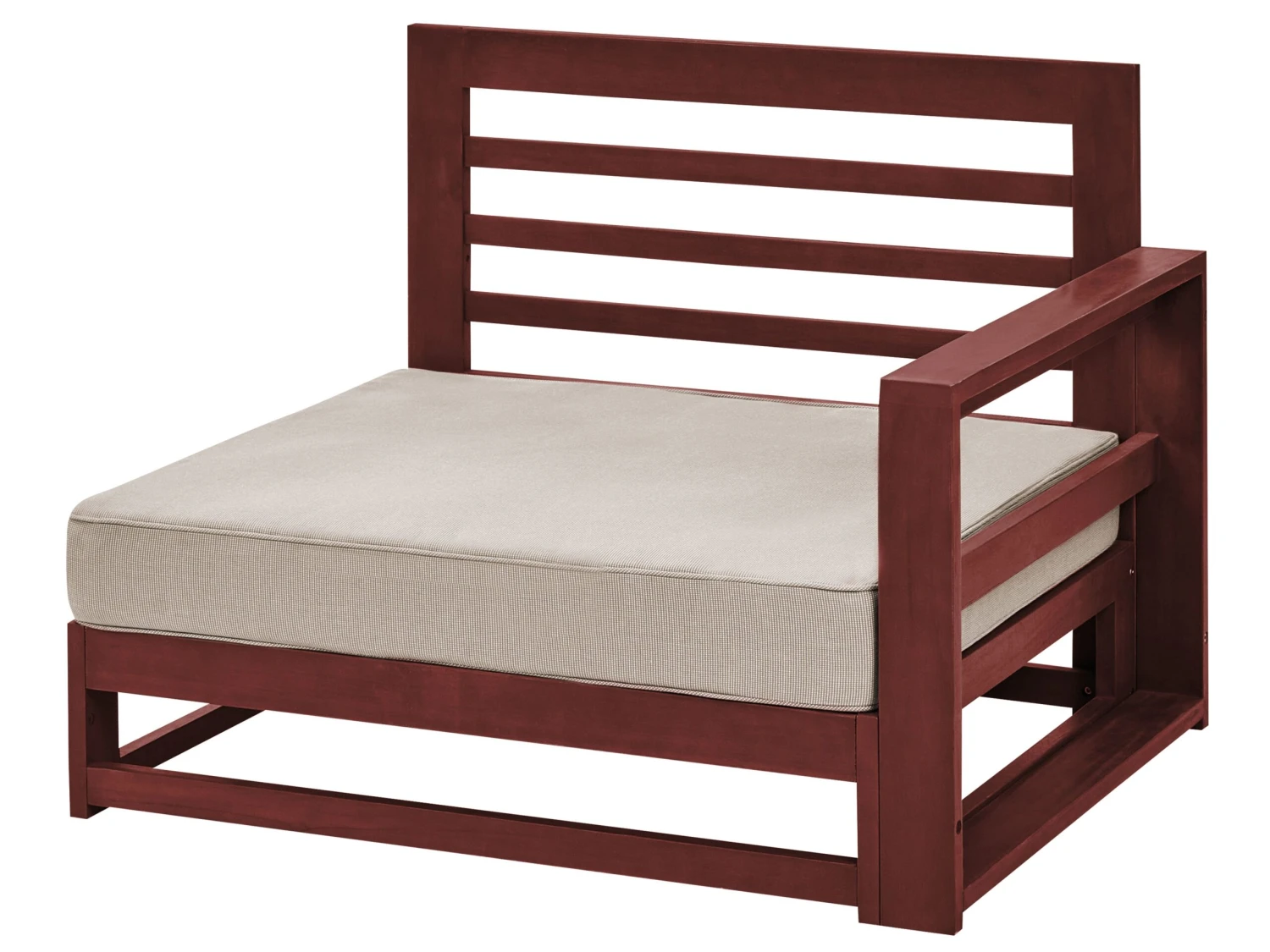 Tuinhoekbank 2-zits Acaciahout Mahonie Bruin TIMOR II - Afbeelding 6